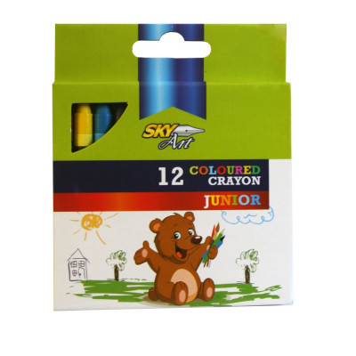 Zsírkréta készlet, Sky Art Junior 12klf. szín Zsírkréta készlet, Sky Art Junior 12klf. szín