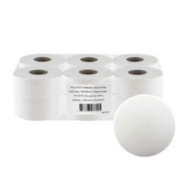 Toalettpapír 2 rétegű közületi átmérő: 19 cm 100 % cellulóz 100 m/tekercs 12 tekercs/karton_TPC219100 Iroda üzemeltetés, munkavédelem Alpha
