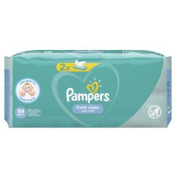 Nedves törlőkendő 52 lap/csomag Pampers Fresh Clean Iroda üzemeltetés, munkavédelem Egyéb