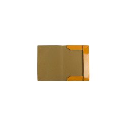 Gumis mappa A4, 400g. karton EVOffice narancssárga