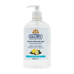Kéz- és bőrfertőtlenítő gél 1liter Glory citrom