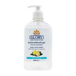 Kéz- és bőrfertőtlenítő gél 1liter Glory citrom