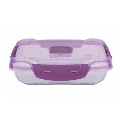 Ételtároló doboz 0,7 literes csatos és szelepes mikrós-fagyasztós_lányos színek