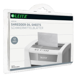 Olajozólap iratmegsemmisítőhöz, 12 lap/csomag, Leitz Irodatechnika, kellékei Leitz