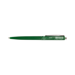 Golyóstoll 0,8mm, nyomógombos műanyag zöld test, Bluering® Z3, írásszín zöld Golyóstoll Bluering