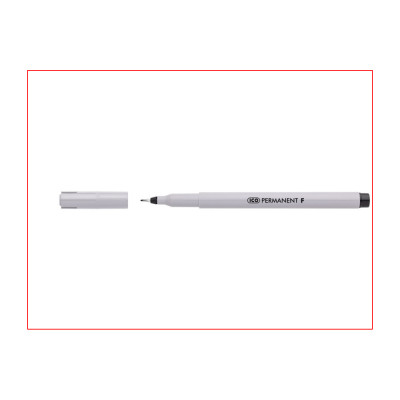Alkoholos marker tűfilc 0,5mm, F tender fekete