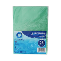 Genotherm `L` A4, 80 micron zöld 25 db/csomag, Bluering®, Író- irodaszer, papíráru Bluering