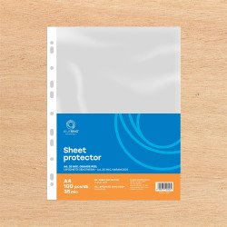 Genotherm lefűzhető A4, 35 micron narancsos 100 db/csomag Bluering®