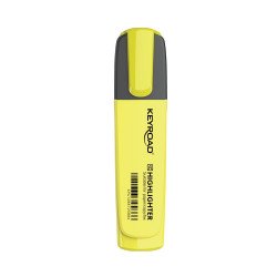 Szövegkiemelő vágott hegyű, lapos test, 28 db/display, Keyroad Fluo neon színek