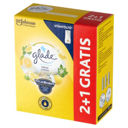 Légfrissítő utántöltő 3 x 10 ml 2+1 Glade® Touch&Fresh friss citrom Iroda üzemeltetés, munkavédelem Glade