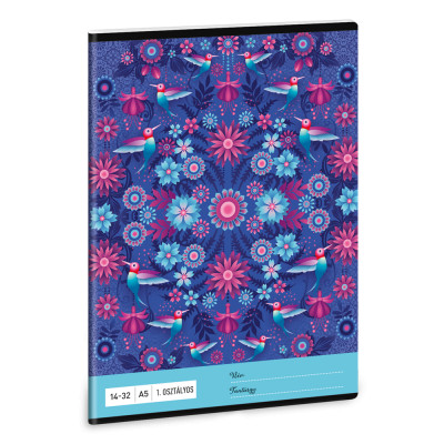 Füzet iskolai A5, 32lap, vonalas 14-32 1.osztályos Ars Una CATALINA (5095) 21 10db/csomag