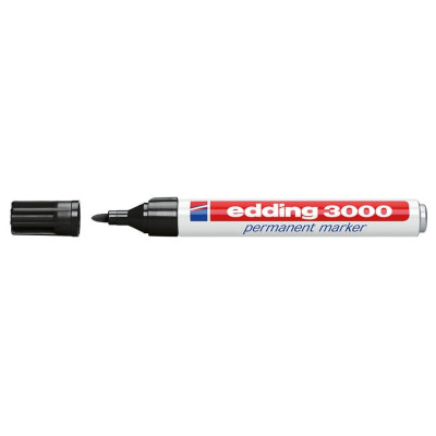 Alkoholos marker 1,5-3mm, kerek Edding 3000 fekete