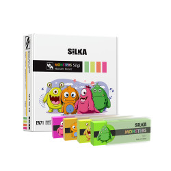 Radír, szörnyek, 20 db/display, Silka Író- irodaszer, papíráru Silka