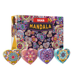Radír, mandala, 36 db/display, Silka Író- irodaszer, papíráru Silka