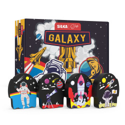 Radír, galaxis, 36 db/display, Silka Író- irodaszer, papíráru Silka