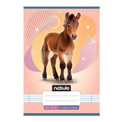 Füzet, A5, 2. osztályos vonalas, 16-32, Állatos minták, 16 db/csomag Nebulo