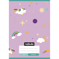 Füzet, A5, lecke, 20-32, Mix minták, 16 db/csomag Nebulo Író- irodaszer, papíráru Nebulo