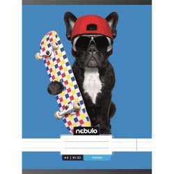 Füzet, A4, vonalas, 81-32, Xtreme minták, 12 db/csomag Nebulo