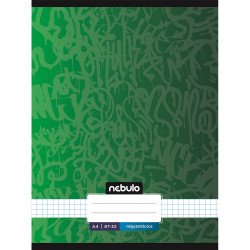 Füzet, A4, kockás, 87-32, Xtreme minták, 12 db/csomag Nebulo