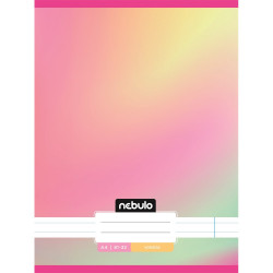 Füzet, A4, vonalas, 81-32, Monochrome és Gradient minták I., 12 db/csomag Nebulo