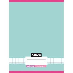 Füzet, A4, kockás, 87-32, Monochrome és Gradient minták I., 12 db/csomag Nebulo