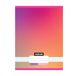 Füzet, A4, sima, 80-32, Monochrome és Gradient minták I., 12 db/csomag Nebulo