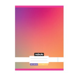 Füzet, A4, sima, 80-32, Monochrome és Gradient minták I., 12 db/csomag Nebulo