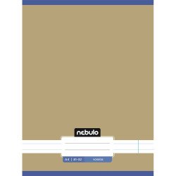 Füzet, A4, vonalas, 81-32, Monochrome és Gradient minták II., 12 db/csomag Nebulo