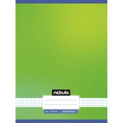 Füzet, A4, kockás, 87-32, Monochrome és Gradient minták II., 12 db/csomag Nebulo