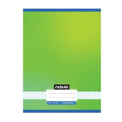 Füzet, A4, kockás, 87-32, Monochrome és Gradient minták II., 12 db/csomag Nebulo