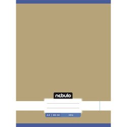 Füzet, A4, sima, 80-32, Monochrome és Gradient minták II., 12 db/csomag Nebulo