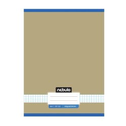 Füzet, A4, sima, 80-32, Monochrome és Gradient minták II., 12 db/csomag Nebulo