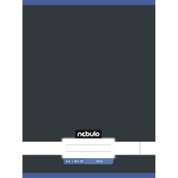 Füzet, A4, sima, 80-32, Monochrome és Gradient minták II., 12 db/csomag Nebulo