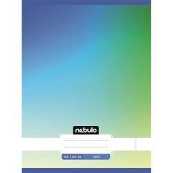 Füzet, A4, sima, 80-32, Monochrome és Gradient minták II., 12 db/csomag Nebulo