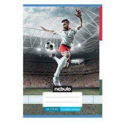 Füzet, A5, 2. osztályos vonalas, 16-32, Vagány minták, 16 db/csomag Nebulo