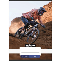 Füzet, A5, sima, 20-32, Vagány minták, 16 db/csomag Nebulo Író- irodaszer, papíráru Nebulo