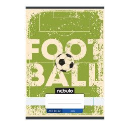 Füzet, A5, sima, 20-32, Vagány minták, 16 db/csomag Nebulo