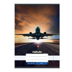 Füzet, A5, sima, 20-32, Vagány minták, 16 db/csomag Nebulo