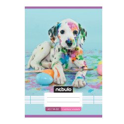 Füzet, A5, 1. osztályos vonalas, 14-32, Cuki minták, 16 db/csomag Nebulo