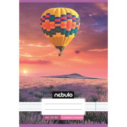 Füzet, A5, 4. osztályos vonalas, 21-32, Cuki minták, I., 16 db/csomag Nebulo