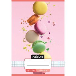 Füzet, A5, kockás, 27-32, Cuki minták, 16 db/csomag Nebulo