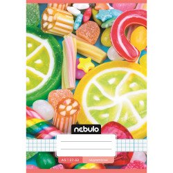 Füzet, A5, kockás, 27-32, Cuki minták, 16 db/csomag Nebulo Író- irodaszer, papíráru Nebulo