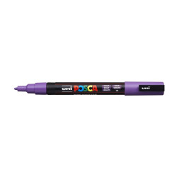 Dekormarker 0,9-1,3mm, Uni Posca PC-3M lila Dekormarker Uni