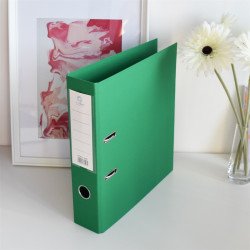 Iratrendező A4, 7,5cm, két oldalt PP borítás,lapraszerelt, Bluering® Premium zöld