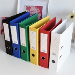 Iratrendező A4, 7,5cm, két oldalt PP borítás,lapraszerelt, Bluering® Premium piros