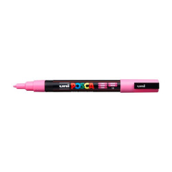 Dekormarker 0,9-1,3mm, Uni Posca PC-3M rózsaszín Dekormarker Uni