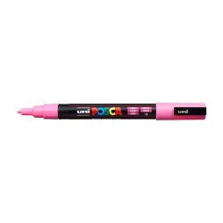 Dekormarker 0,9-1,3mm, Uni Posca PC-3M rózsaszín Dekormarker Uni