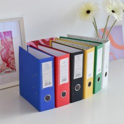 Iratrendező A5, 7,5cm,lapraszerelt, Bluering® fekete