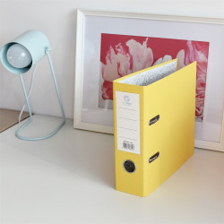 Iratrendező A5, 7,5cm,lapraszerelt, Bluering® sárga