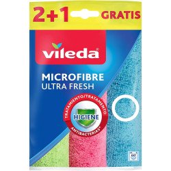Törlőkendő mikroszálas 3D 3 db/csomag UltraFresh Vileda_F2173V Iroda üzemeltetés, munkavédelem Vileda háztartási